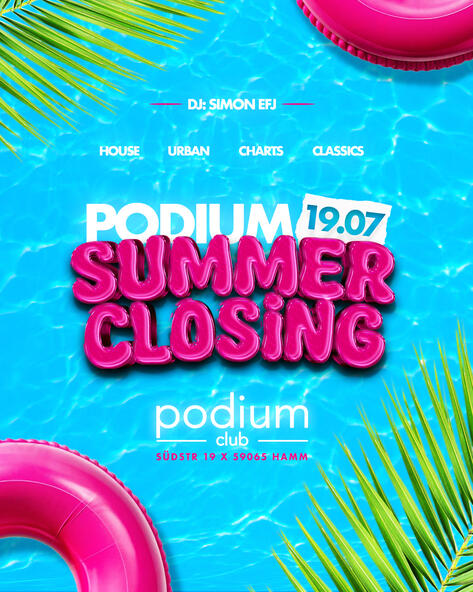 SUMMER CLOSING SUMMER CLOSING